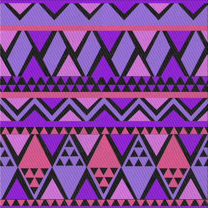 Square Patterned Purple Modern Rug, pat3029
