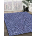 Machine Washable Transitional Blue Rug in a Family Room, wshpat303blu