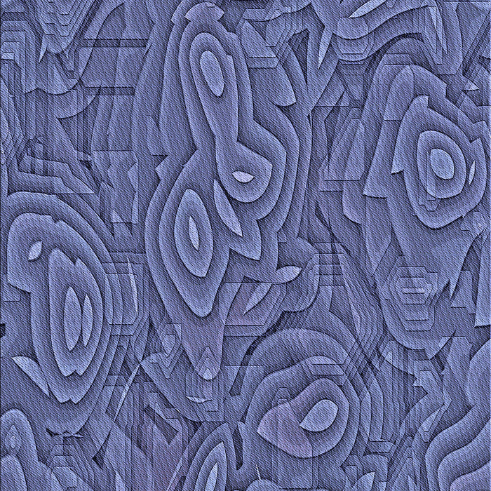 Patterned Blue Rug, pat303blu