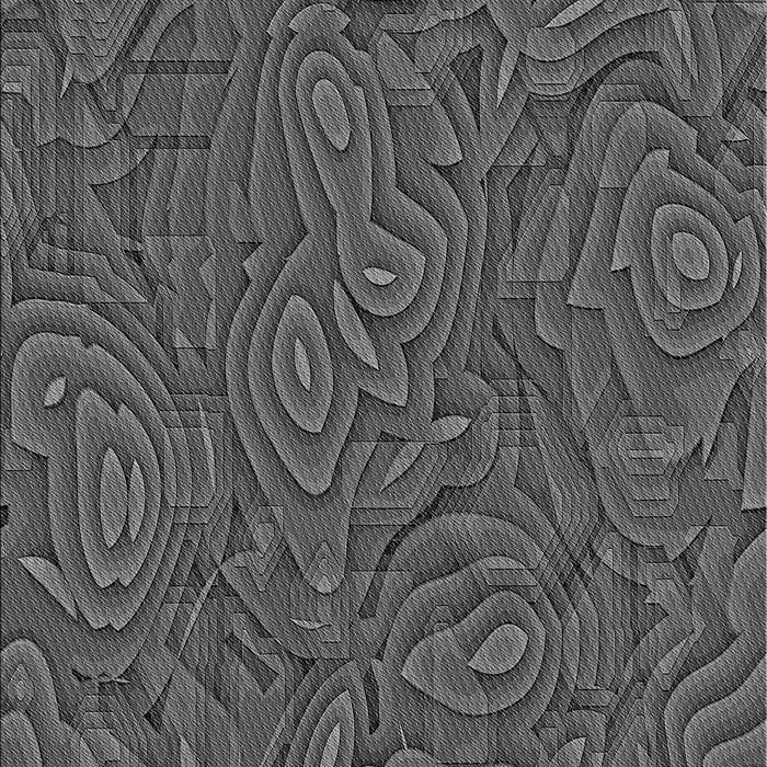 Patterned Platinum Gray Rug, pat303gry