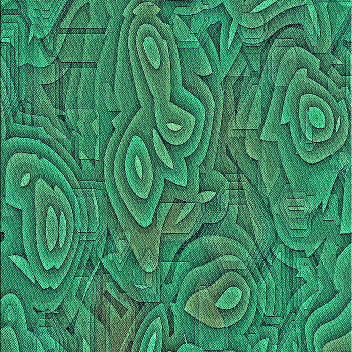 Patterned Spring Green Rug, pat303lblu