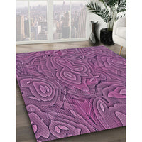 Patterned Orchid Purple Rug, pat303pur