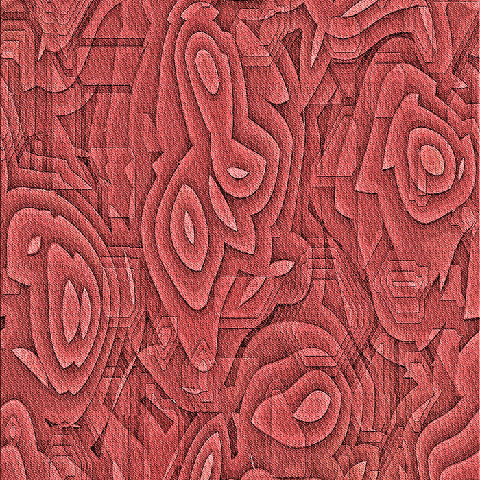 Patterned Orange Rug, pat303rd