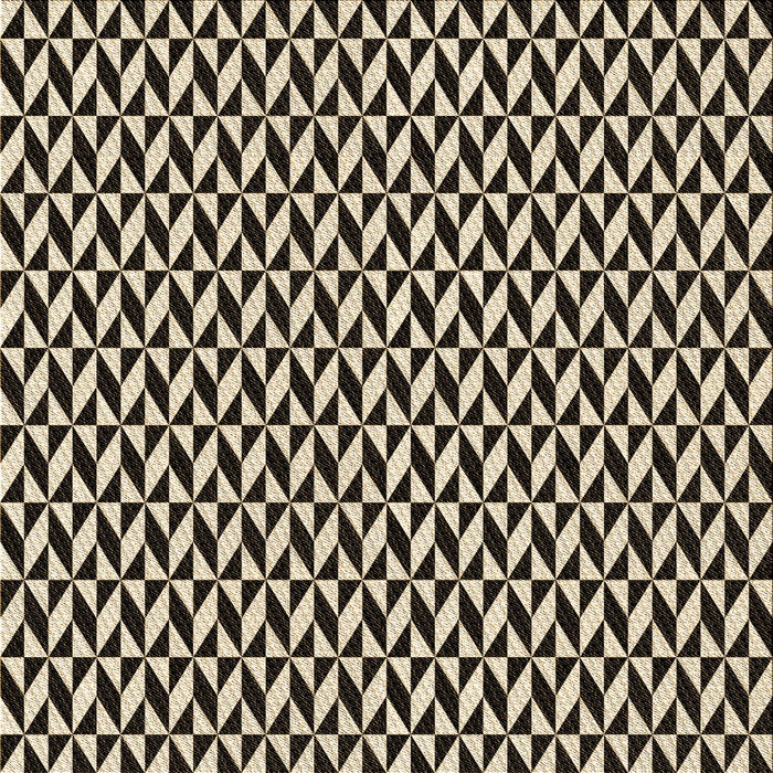 Round Patterned Midnight Gray Rug, pat3030brn