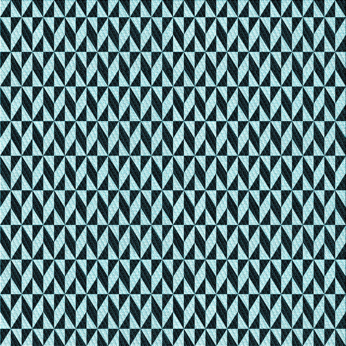 Round Patterned Blue Rug, pat3030lblu