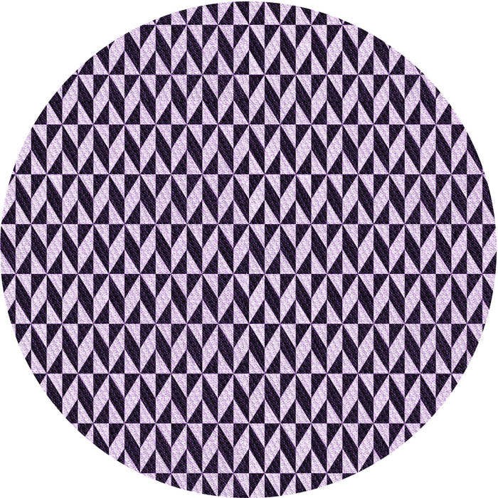 Square Patterned Dark Purple Rug, pat3030pur