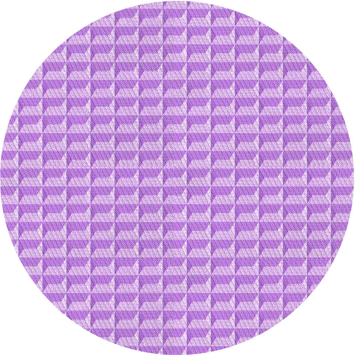 Square Patterned Blossom Pink Rug, pat3031pur