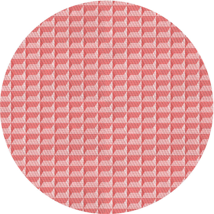 Square Machine Washable Transitional Pastel Pink Rug in a Living Room, wshpat3031rd