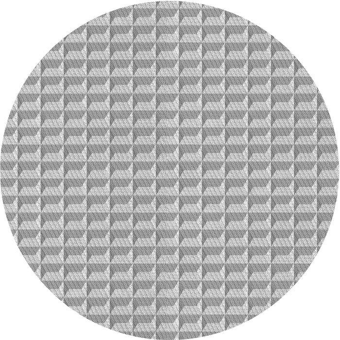 Square Machine Washable Transitional Gainsboro Gray Rug, wshpat3031