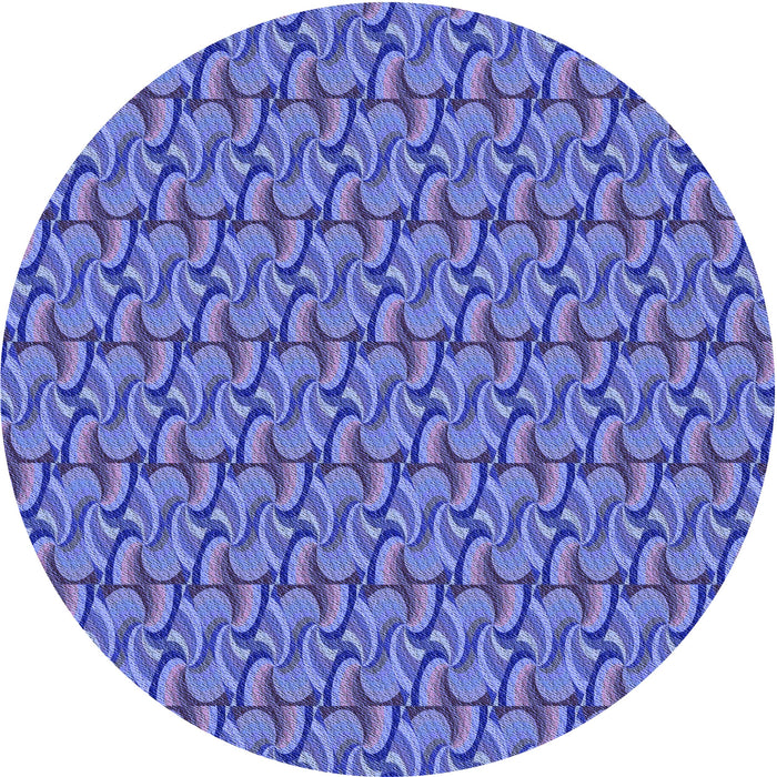 Square Patterned Sky Blue Rug, pat3032blu