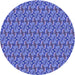 Square Patterned Sky Blue Rug, pat3032blu