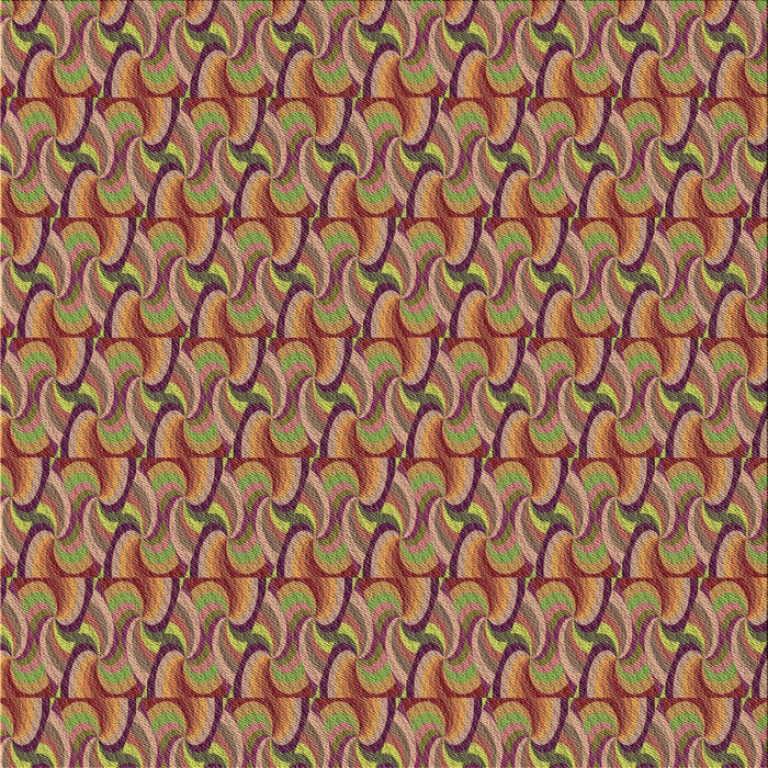 Round Machine Washable Transitional Caramel Brown Rug, wshpat3032brn