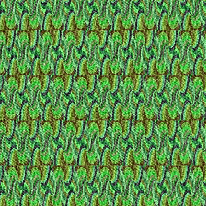 Patterned Seaweed Green Rug, pat3032grn