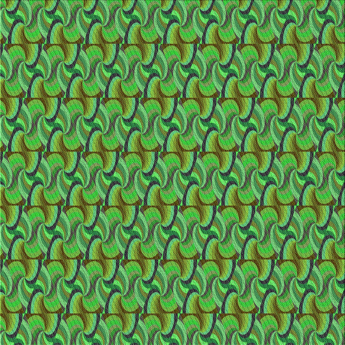 Round Patterned Seaweed Green Rug, pat3032grn