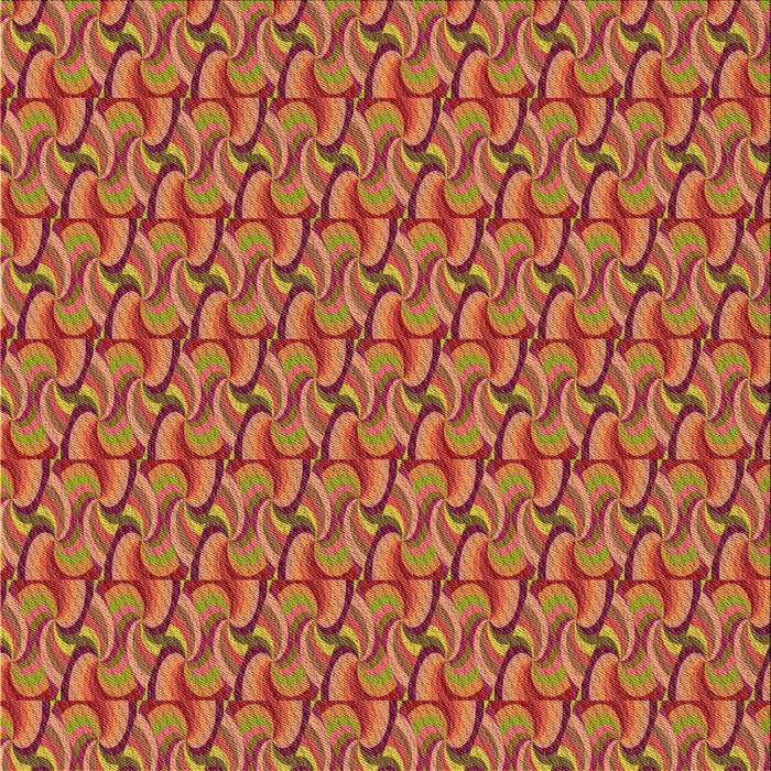 Round Machine Washable Transitional Orange Rug, wshpat3032org