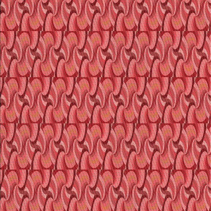Patterned Red Rug, pat3032rd