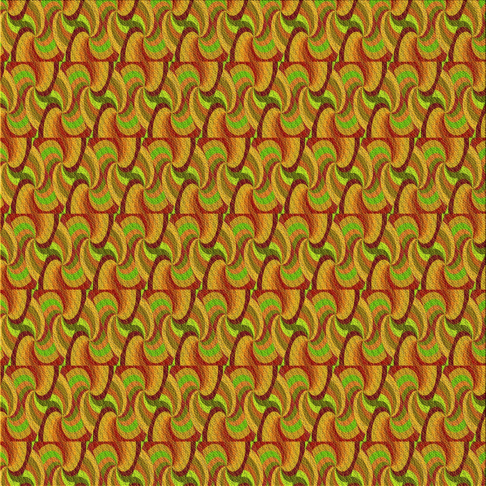 Round Patterned Mahogany Brown Rug, pat3032yw