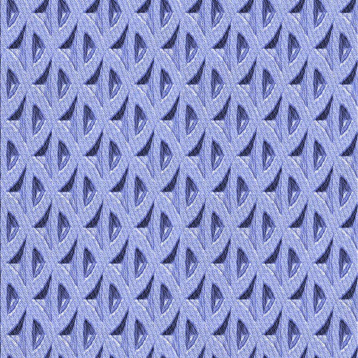 Patterned Jeans Blue Rug, pat3033blu