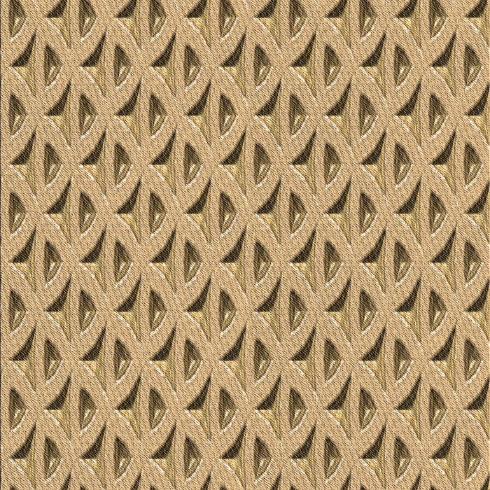 Patterned Yellow Orange Rug, pat3033brn