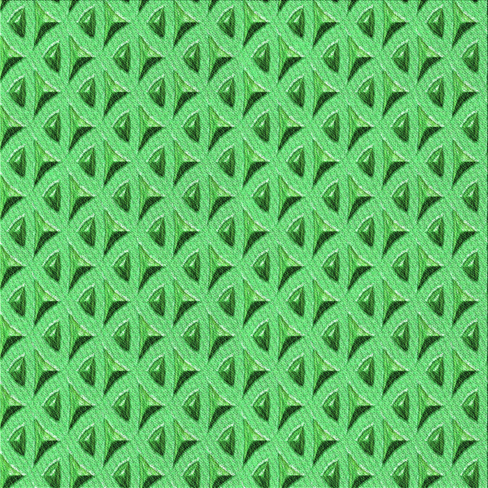 Round Patterned Neon Green Rug, pat3033grn