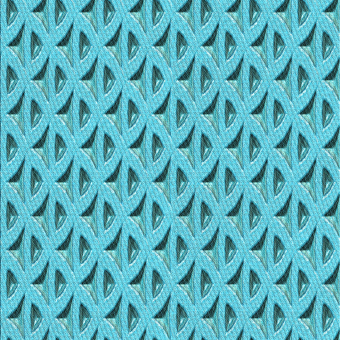 Machine Washable Transitional Bright Cyan Blue Rug, wshpat3033lblu