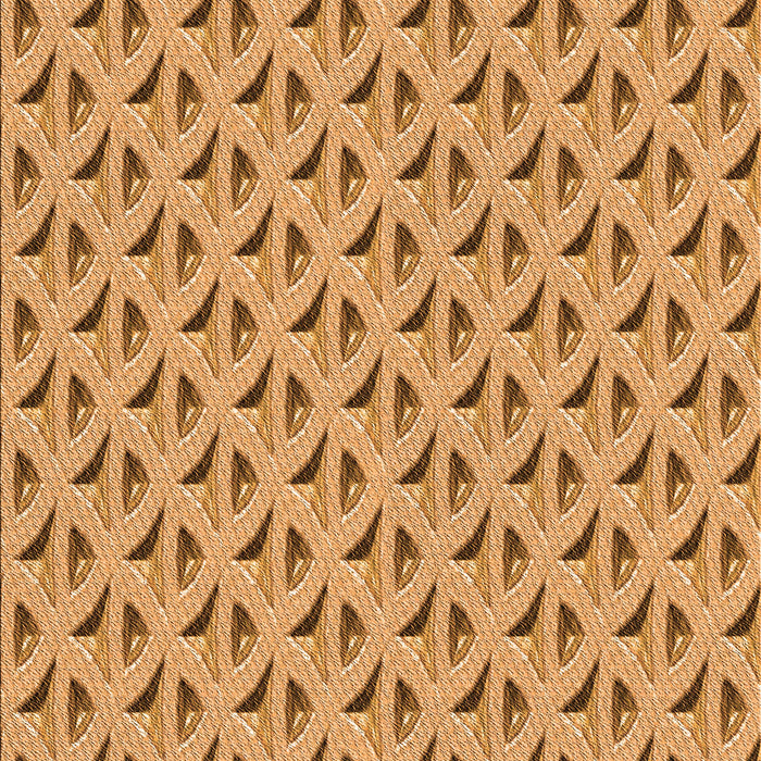 Patterned Orange Rug, pat3033org