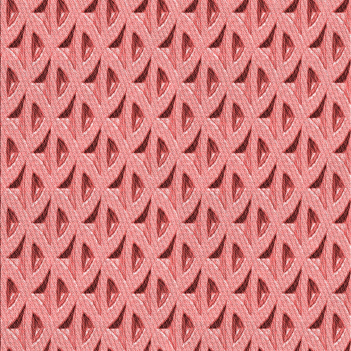 Patterned Light Coral Pink Rug, pat3033rd