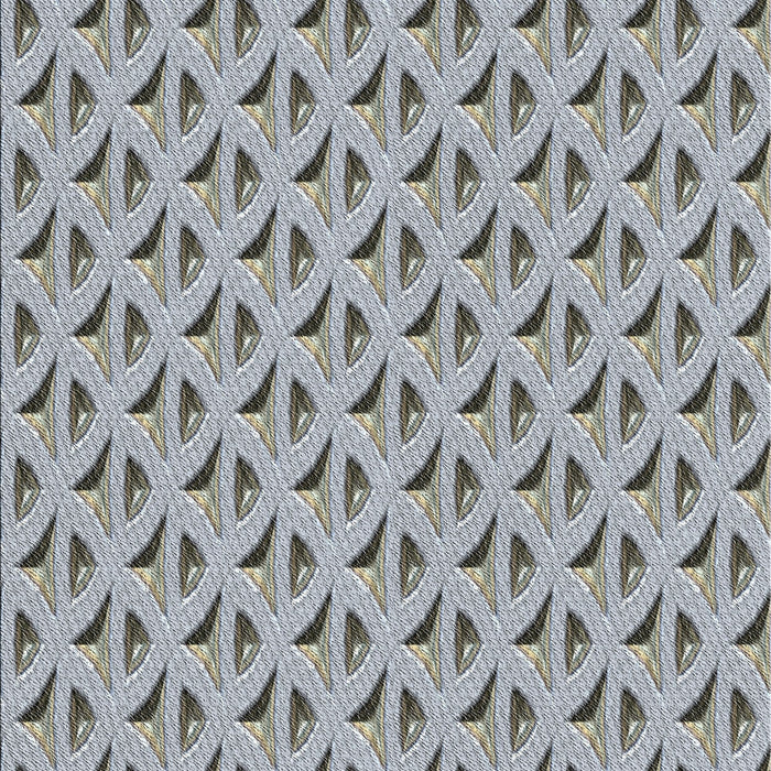 Patterned Ash Gray Novelty Rug, pat3033