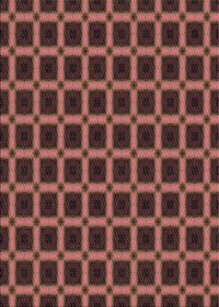 Machine Washable Transitional Rust Pink Rug, wshpat3036brn