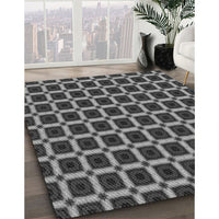 Patterned Gunmetal Gray Rug, pat3036gry