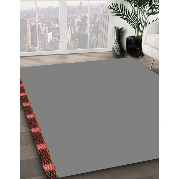 Machine Washable Transitional Red Rug in a Family Room, wshpat3036org