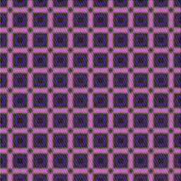 Square Patterned Purple Novelty Rug, pat3036
