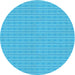 Square Machine Washable Transitional Bright Cyan Blue Rug in a Living Room, wshpat3037lblu