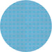 Square Machine Washable Transitional Blue Rug, wshpat3037