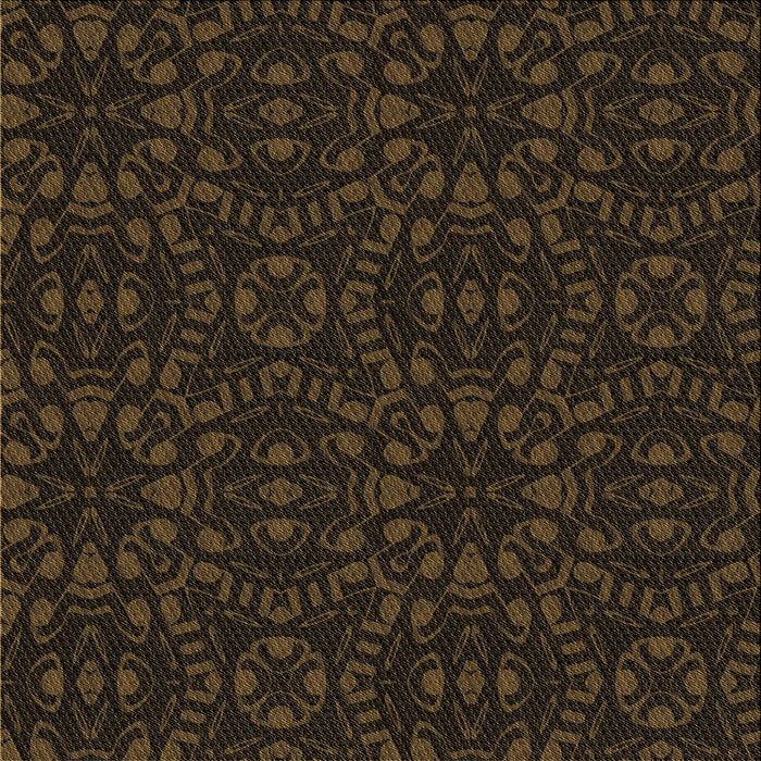 Round Machine Washable Transitional Midnight Gray Rug, wshpat3038brn