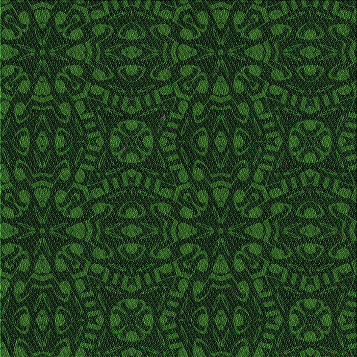 Round Machine Washable Transitional Green Rug, wshpat3038grn