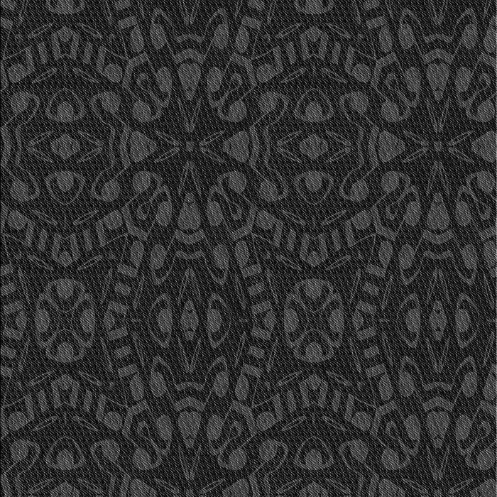 Machine Washable Transitional Midnight Gray Rug, wshpat3038gry