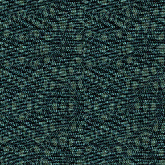 Patterned Black Rug, pat3038lblu