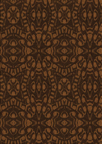 Machine Washable Transitional Saddle Brown Rug, wshpat3038org