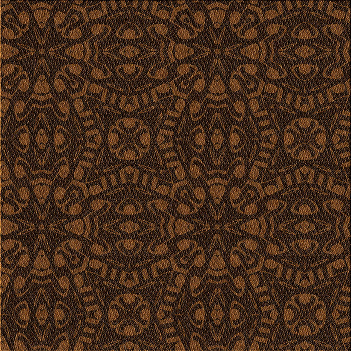 Round Machine Washable Transitional Saddle Brown Rug, wshpat3038org