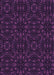 Patterned Deep Purple Rug, pat3038pur