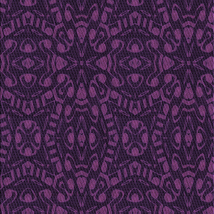 Patterned Deep Purple Rug, pat3038pur