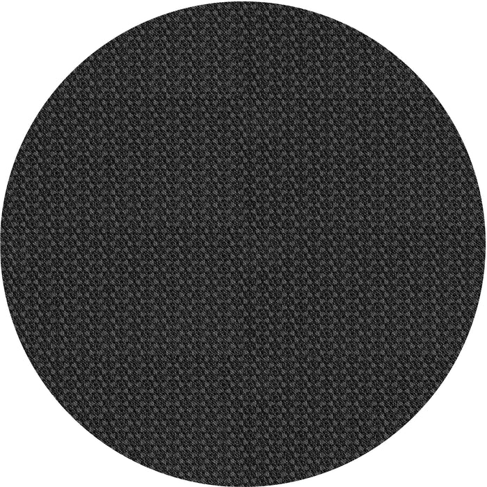 Square Patterned Midnight Gray Rug, pat3039gry