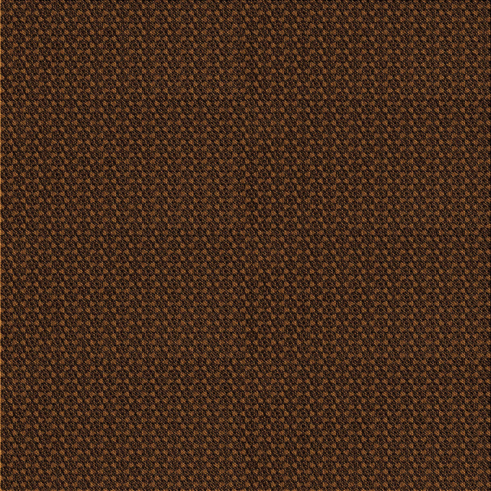 Round Patterned Saddle Brown Rug, pat3039org