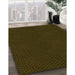 Machine Washable Transitional Dark Bronze Brown Rug in a Family Room, wshpat3039yw