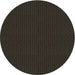 Sideview of Patterned Black Novelty Rug, pat3039