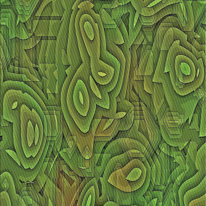 Machine Washable Transitional Green Rug, wshpat303