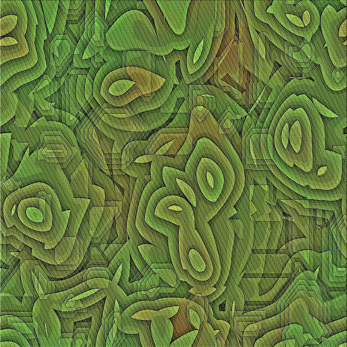 Sideview of Machine Washable Transitional Green Rug, wshpat303