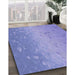 Machine Washable Transitional Purple Mimosa Purple Rug in a Family Room, wshpat304blu