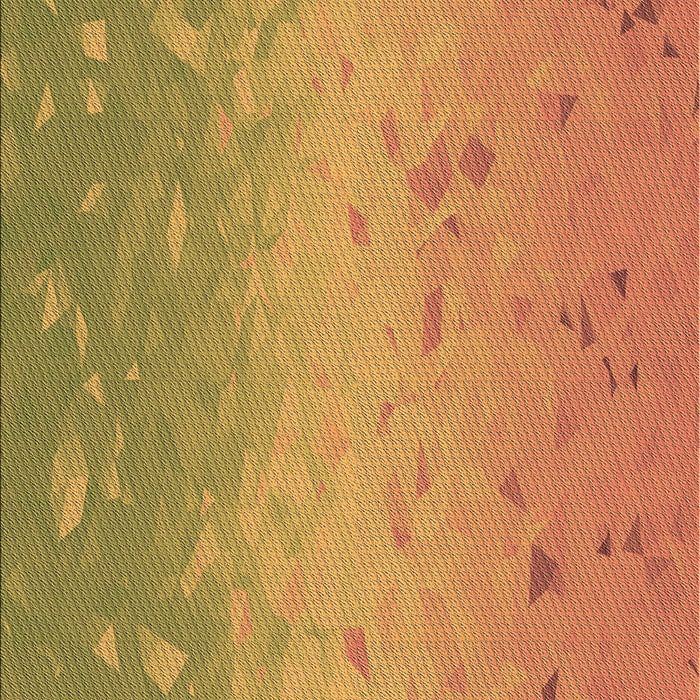 Patterned Yellow Rug, pat304brn